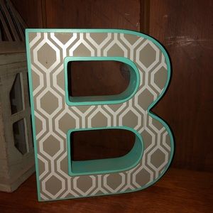 “B” Bedroom decoration